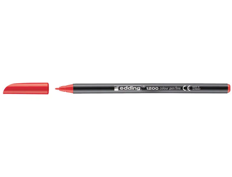 Edding Rotulador 1200 Punta Fina Rojo