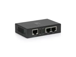 POE EXTENDER LEVEL ONE POR-0103 2 PUERTOS PoE+ EXTIENDE 100m
