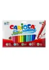 Carioca Jumbo Pack de 18 Rotuladores Superlavables Punta 6mm Colores Surtidos
