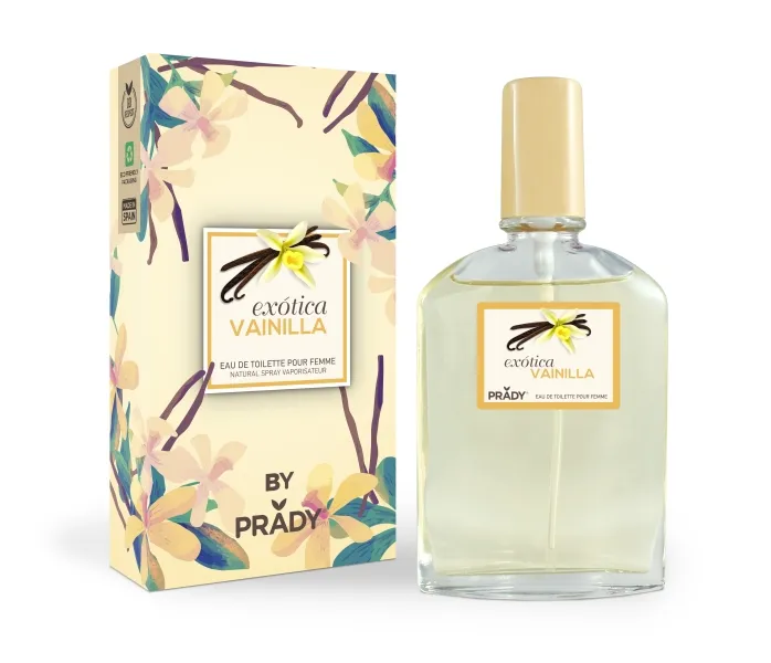 Prady Colonia Coleccion Frutales Exotica Vainilla - Frasco De 90 Ml - Spray Pulverizador