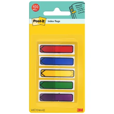 Post-it Dispensador Con 100 Marcadores De Índice Reposicionables Colores Surtidos
