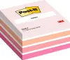 Post-It Cubo De Notas Multicolor 76X76 Mm 5X90 Hojas Tonos Rosa Pastel