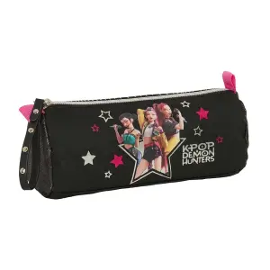 Safta Portatodo K-Pop Demon Hunters Negro 21x8x7cm 1 Compartimento con Cremallera