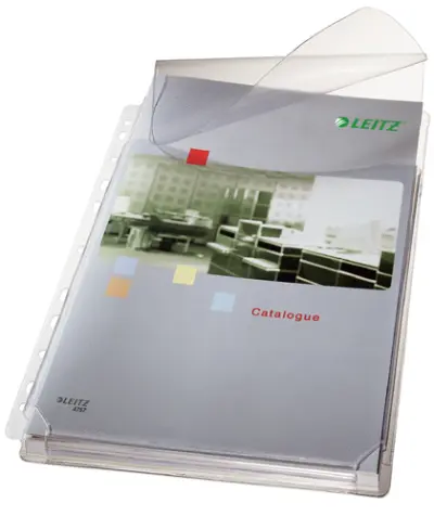 Leitz Pack de 5 Fundas Fuelle A4 Multitaladro 200 Hojas PVC 170 Micras Expansibles 20mm