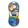 Carioca Pack de 12 Acuarelas Metallic en Pastillas de Ø 30mm - Colores Brillantes