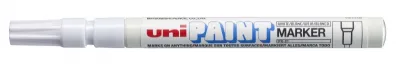 Uni-ball PX-21 Marcador de Pintura Blanco - Punta Acrílica 0.8-1.2mm - Cuerpo de Aluminio