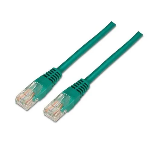 Aisens Cable De Red Latiguillo Rj45 Cat.6 Utp Awg24 Verde 1,0M