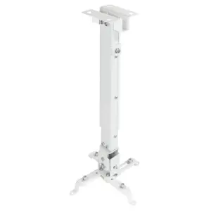 Tooq Soporte Universal de Techo para Proyector Inclinable y Giratorio 20Kg Blanco