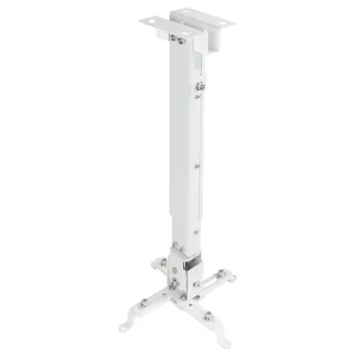 Tooq Soporte Universal de Techo para Proyector Inclinable y Giratorio 20Kg Blanco