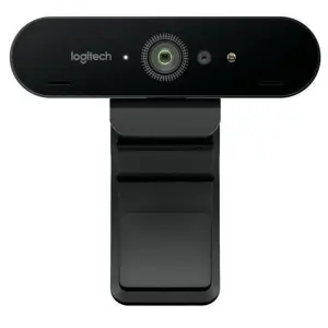 Logitech Brio Webcam 4K Ultra HD con HDR y Zoom Digital 5X - Color Negro