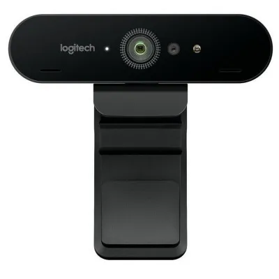 Logitech Brio Webcam 4K Ultra HD con HDR y Zoom Digital 5X - Color Negro