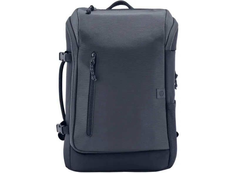 Hp Travel Mochila Expandible Para Portatil 15.6" 25‑30L - Poliester Resistente - Compartimento Acolchado - Bolsillo Rfid Y Oculto - Cremalleras Con Cierre - Correas Acolchadas Y Correa De Esternon - Color Gris