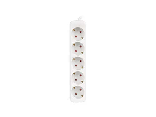 Lanberg Base Múltiple 1,5 M 5 Salidas AC Interior Blanco