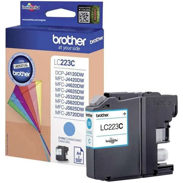 Brother Tinta Cian para DCP-J562DW, MFC-J4120DW, J480DW, J880DW, J4420DW, J4620DW, J5320DW, J5620DW, J5720DW