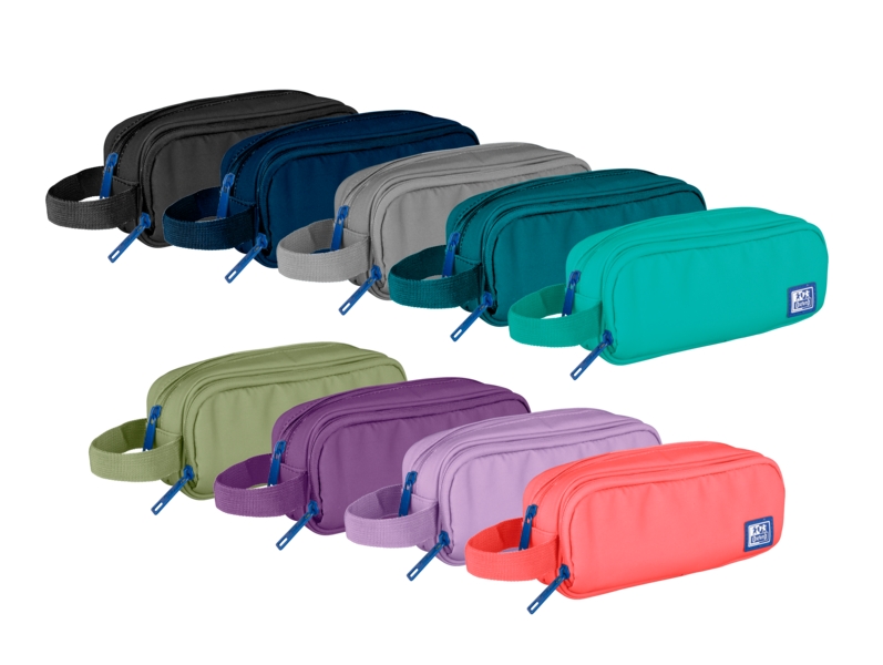 Oxford B-Smart Estuche De Lapices - Fabricado Con Poliester Reciclado Rpet - Resistente Y Ecologico - Ideal Para Organizar Tus Utiles Escolares