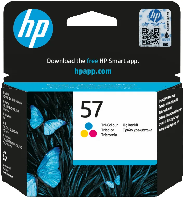 HP Cartucho de tinta original 57 Tri-color