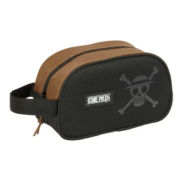 Safta Neceser One Piece 5L con Cremallera y Asa Lateral - Negro 260x120x150mm