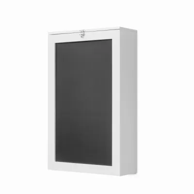 InnovaGoods Woldy Escritorio Plegable de Pared con Pizarra y Corcho - Blanco