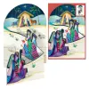 Dohe Pack de 6 Tarjetas Desplegables de Felicitación Navideña con Sobre