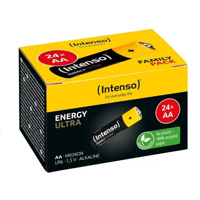 Intenso Pila Alcalina Energy Ultra AALR06 - Caja de 24 Unidades