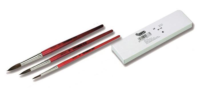 Jovi School Pinceles Artísticos Pelo Poney Nº 6 Estuche De 12