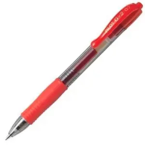 Pilot Bolígrafo Retráctil Tinta de Gel G-2 0.7 Rojo