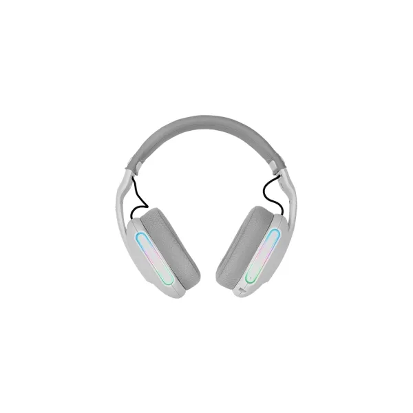 Mars Gaming Headset Bluetooth MHWPRO 7.1 3D 2.4GHz Jack 3.5mm ARGB 40h Blanco