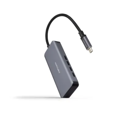 Nanocable Hub USB-C 3.2 con 4 Puertos y Velocidad de Transferencia de 5Gbps - 0.10m