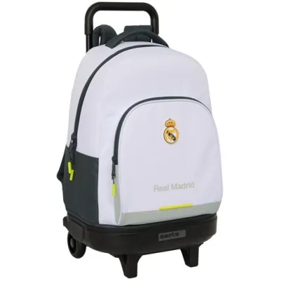 Safta Mochila Grande Con Ruedas Compacta Extraíble Real Madrid Equipación 25/26