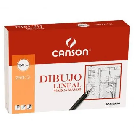 Canson Pack Papel Guarro Basik A3 Liso 160Gr -250 Hojas-