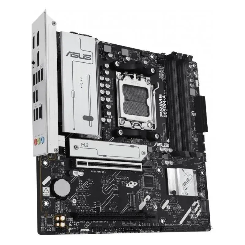 Asus Prime B850M-A CSM Placa Base AM5 MicroATX - 4x DDR5, 3x M.2, USB-C, HDMI, DisplayPort