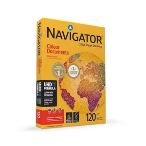 Navigator A4 120g Color Documents - 250 Hojas por Paquete