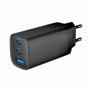 Gembird Cargador Universal Negro TA-UC-PDQC65-01-BK con Carga Rápida AC