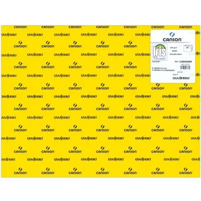 Iris Cartulina 50X65Cm 250Gr Amarillo Fluor -25U-