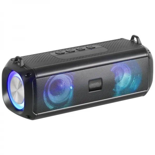 Mars Gaming Altavoz Bluetooth Portable MSB-XT Negro 20W RGB Flow Batería 2000mA