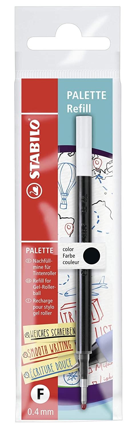 Stabilo Recambio Tinta De Gel Retráctil Palette Fine Negro -10U-