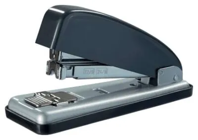 Petrus 226 Grapadora Metalica - Hasta 30 Hojas - Grapado Cerrado, Abierto Y Clavado - Color Gris/Plata