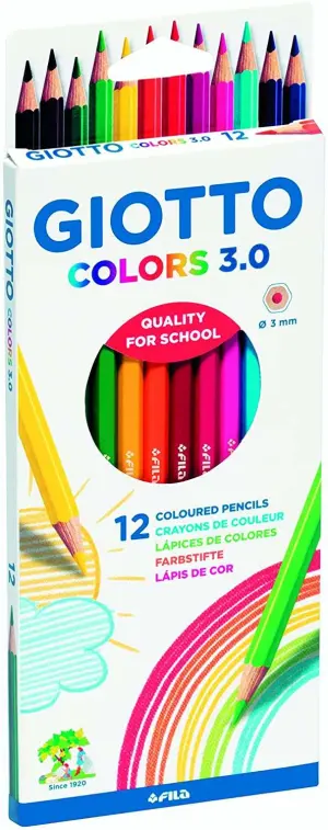 Giotto Lápices De Colores Surtidos 12 Unidades Estuche 3.0