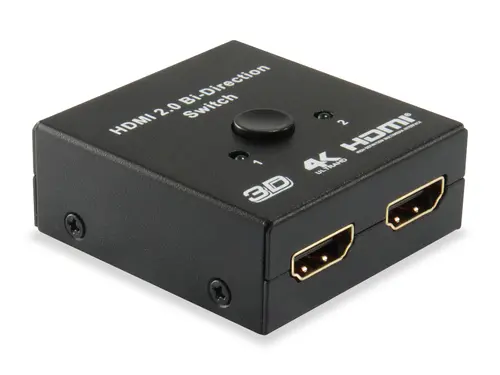 Switch Selector Hdmi Bidirecional Equip 2 Entradas 1 Salida / 1 Entrada 2 Salidas