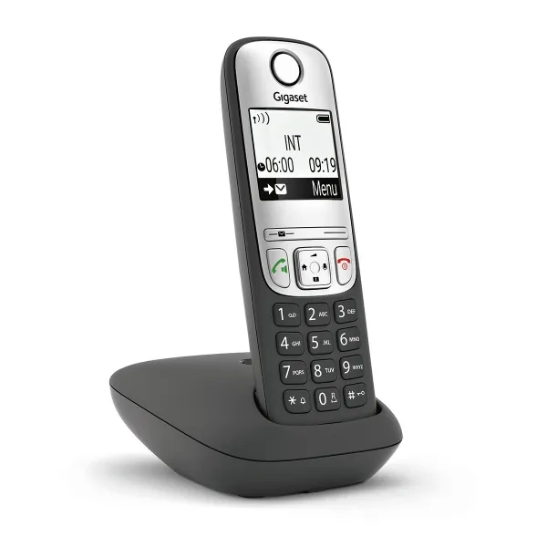 Gigaset A690 Telefono Inalambrico Dect - Identificador De Llamadas - Manos Libres - Control De Volumen - Color Negro