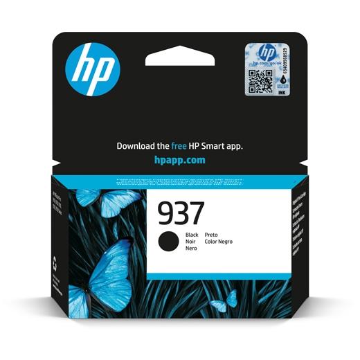 Hp Tinta Negro Officejet Pro 9110B, 9120 Aio, 9120B Aio, 9130 All-In-One, 9130B Aio, 9110B, 9700, 9720,9730E,9700E Series - Nº 937