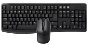 RAPOO Wireless X1800 Pro Teclado y Mouse 2,4GHz 1000 DPI