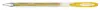 Uniball Signo Sparkling UM-120SP Bolígrafo Gel 1mm Tinta Pigmentada Oro Efecto Purpurina