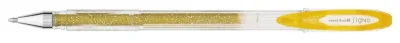 Uniball Signo Sparkling UM-120SP Bolígrafo Gel 1mm Tinta Pigmentada Oro Efecto Purpurina
