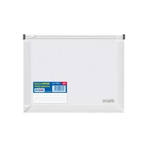Dohe Bolsa Zipper Apaisada de Polipropileno Transparente 180 Micras Cierre Zip Hermético 30mm