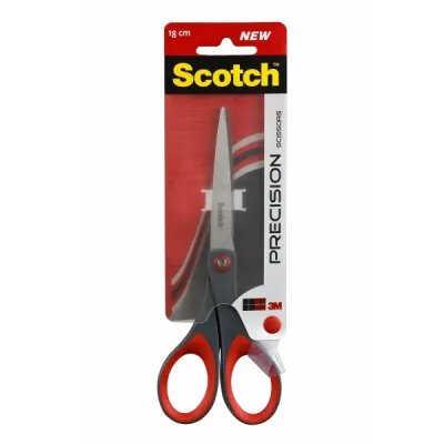 Scotch Tijeras De Precisión 18cm Color Negro/Rojo