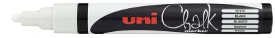 Uni-ball PWE-5M Marcador de Tiza Líquida Punta Cónica 1.8-2.5mm Color Blanco