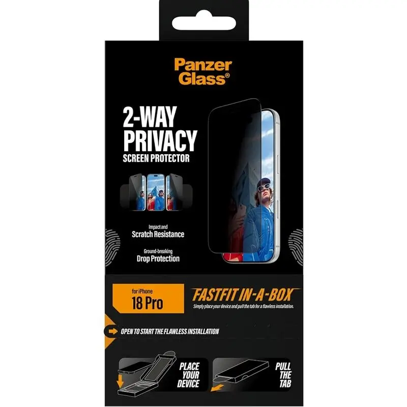 PanzerGlass Privacy Protector para iPhone 18 Pro