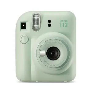 Fujifilm Instax Mini 12 Cámara Instantánea Verde Menta - 62x46mm, Flash Automático, Modo Primer Plano