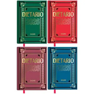 Dohe Dietario Octavo 11.5X16.5cm Cartón Gelttex Surtidos 2026